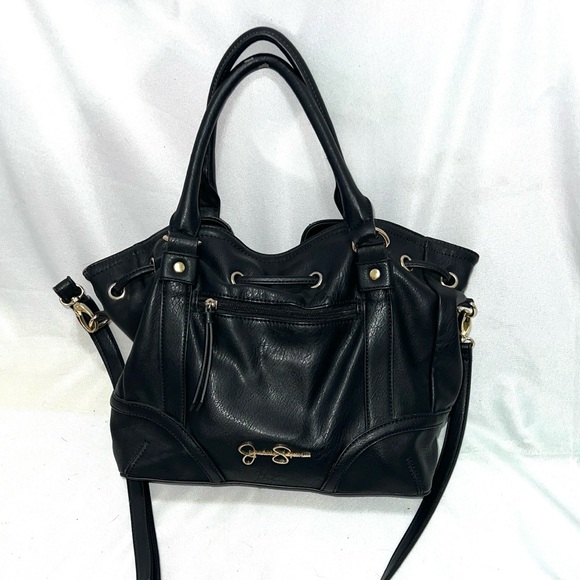 Jessica Simpson Black Erica Drawstring Bag - Picture 9 of 9